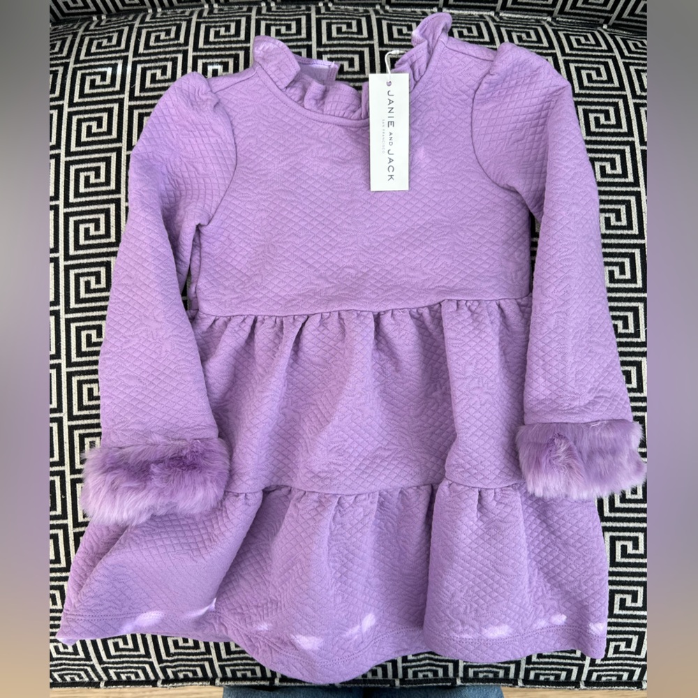 Janie & Jack The Cozy Frills Dress